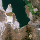 Landsat satellite image taken on September 11, 2011. Farmington Bay can be seen top right. (Image: Joshua Stevens/Landsat/US Geological Survey)